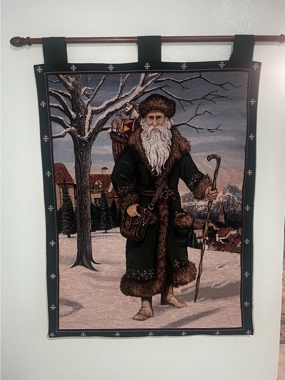 Vintage Woodland Santa